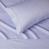 imageAmazon Basics Lightweight Super Soft WrinkleFree Easy Care Microfiber 4Piece Bed Sheet Set with 14Inch Deep Pockets Full Bright White SolidBlue Damask