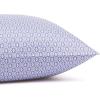 imageAmazon Basics Lightweight Super Soft WrinkleFree Easy Care Microfiber 4Piece Bed Sheet Set with 14Inch Deep Pockets Full Bright White SolidBlue Damask