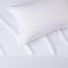imageAmazon Basics Lightweight Super Soft WrinkleFree Easy Care Microfiber 4Piece Bed Sheet Set with 14Inch Deep Pockets Full Bright White SolidBright White