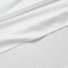 imageAmazon Basics Lightweight Super Soft WrinkleFree Easy Care Microfiber 4Piece Bed Sheet Set with 14Inch Deep Pockets Full Bright White SolidBright White Striped