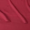 imageAmazon Basics Lightweight Super Soft WrinkleFree Easy Care Microfiber 4Piece Bed Sheet Set with 14Inch Deep Pockets Full Bright White SolidBurgundy