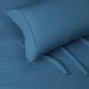 imageAmazon Basics Lightweight Super Soft WrinkleFree Easy Care Microfiber 4Piece Bed Sheet Set with 14Inch Deep Pockets Full Bright White SolidDark Teal