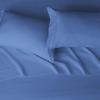 imageAmazon Basics Lightweight Super Soft WrinkleFree Easy Care Microfiber 4Piece Bed Sheet Set with 14Inch Deep Pockets Full Bright White SolidDutch Blue