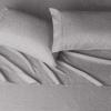 imageAmazon Basics Lightweight Super Soft WrinkleFree Easy Care Microfiber 4Piece Bed Sheet Set with 14Inch Deep Pockets Full Bright White SolidGray Arrows