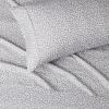 imageAmazon Basics Lightweight Super Soft WrinkleFree Easy Care Microfiber 4Piece Bed Sheet Set with 14Inch Deep Pockets Full Bright White SolidGray Cheetah