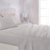 imageAmazon Basics Lightweight Super Soft WrinkleFree Easy Care Microfiber 4Piece Bed Sheet Set with 14Inch Deep Pockets Full Bright White SolidLight Gray