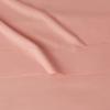 imageAmazon Basics Lightweight Super Soft WrinkleFree Easy Care Microfiber 4Piece Bed Sheet Set with 14Inch Deep Pockets Full Bright White SolidPeachy Coral