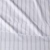 imageAmazon Basics Lightweight Super Soft WrinkleFree Easy Care Microfiber 4Piece Bed Sheet Set with 14Inch Deep Pockets Full Bright White SolidTaupe Stripe