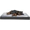 imageAmazon Basics Living Room Couch Dog Bed with Premium Foam PressureRelief Support for Dogs up to 90lbs Machine Washable Cover Extra Large Sized 44quot x 35quot GreyGrey