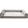 imageAmazon Basics Living Room Couch Dog Bed with Premium Foam PressureRelief Support for Dogs up to 90lbs Machine Washable Cover Extra Large Sized 44quot x 35quot GreyBrown