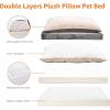 imageAmazon Basics Living Room Couch Dog Bed with Premium Foam PressureRelief Support for Dogs up to 90lbs Machine Washable Cover Extra Large Sized 44quot x 35quot GreyGrey