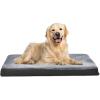 imageAmazon Basics Living Room Couch Dog Bed with Premium Foam PressureRelief Support for Dogs up to 90lbs Machine Washable Cover Extra Large Sized 44quot x 35quot GreyGrey