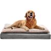 imageAmazon Basics Living Room Couch Dog Bed with Premium Foam PressureRelief Support for Dogs up to 90lbs Machine Washable Cover Extra Large Sized 44quot x 35quot GreyGrey