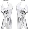imageAmazon Basics Locking Adjustable Wrench 10 inch x 27 inch x 075 inch