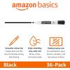 imageAmazon Basics LowOdor Dry Erase Whiteboard Markers Fine Tip Blue 36 CountBlack