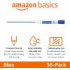 imageAmazon Basics LowOdor Dry Erase Whiteboard Markers Fine Tip Blue 36 CountBlue