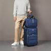 imageAmazon Basics Luggage Sets CarryOn 23Inch tote 15Inch Suitcase With Wheels Expandable Extra Space 15 Front Pockets and Telescopic Handle BurgundyNavy Blue