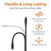 imageAmazon Basics MFi Certified USBA to Lightning Charger Cable for Apple iPhone iPad 10 Feet BlackBlack