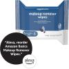 imageAmazon Basics Makeup Remover Wipes Fragrance and AlcoholFree Gentle Cleansing Removes Waterproof Mascara Dermatologist Tested 25 Count Pack of 2 Previously SolimoOriginal