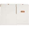 imageAmazon Basics Medium Duty StorageFiling Boxes With Lid and Handles LegalLetter Size 12Pack White 162quot L x 125quot W x 105quot H12Pack