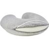 imageAmazon Basics Memory Foam Semicircular Neck Pillow Grey