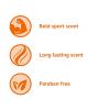imageAmazon Basics Mens Soap Body Wash Sport Scent 18 Fluid Ounce Pack of 6Sport