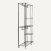 imageAmazon Basics Metal Hanging Storage Organizer Rack Wardrobe with Shelves 45L x 14W x 76H45W x 14D x 76H inch