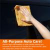 imageAmazon Basics Microfiber Car Drying Towels 12Pack Lint Free Scratch Free Highly Absorbent Drying Towel for Cars 16quot x 16quot Yellow3 Pack