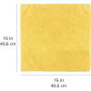 imageAmazon Basics Microfiber Car Drying Towels 12Pack Lint Free Scratch Free Highly Absorbent Drying Towel for Cars 16quot x 16quot Yellow3 Pack