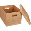 imageAmazon Basics Moving Boxes with Handles and Lids 15x10x12 in Brown 20 PackBrown