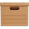 imageAmazon Basics Moving Boxes with Handles and Lids 15x10x12 in Brown 20 PackBrown