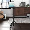 imageAmazon Basics Multi Purpose Height Adjustable Portable Tripod Stand for Workstation Music DJ Projector or Mixer Laptop Compatible Black