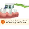 imageAmazon Basics MultiPro Toothbrushes with Angled Bristles Soft 4 Count Pack of 1