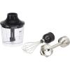 imageAmazon Basics MultiSpeed Immersion Hand Blender for Kitchen Mixing Smoothies Soups 500 Watt Powerful with Blending Stick Whisk Chopper and Beaker SilverPack of 1