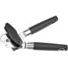 imageAmazon Basics Multifunction Manual Can Opener and Bottle Opener 22 cm Black Soft Grip Dual Handle