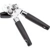 imageAmazon Basics Multifunction Manual Can Opener and Bottle Opener 22 cm Black Soft Grip Dual Handle