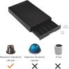 imageAmazon Basics Nespresso OriginalLine Coffee Pod with 1 Storage Drawer Holder 50 Capsule Capacity Black50 Capsule Capacity