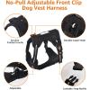 imageAmazon Basics No Pull Dog Harness Adjustable Front Clip Tactical Vest Large BlackXLarge