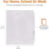 imageAmazon Basics NonGlare Sheet Protector for Paper Sturdy with PrePunched Holes Clear 85 x 11 Inch 500 Count100  Pack