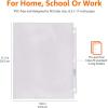 imageAmazon Basics NonGlare Sheet Protector for Paper Sturdy with PrePunched Holes Clear 85 x 11 Inch 500 Count1200pack