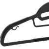 imageAmazon Basics Nonslip Heavy Duty Plastic Hanger with Rubber and Horizontal Bar Pack of 50 Gray