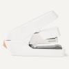 imageAmazon Basics Office Heavy Duty Stapler Flat Clinch Effortless 40 Sheet Capacity 1000 Staples No Jam for Classroom Office or Desk Use White 476 x 142 x 339 inches LxWxH