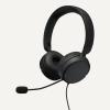 imageAmazon Basics On Ear Wired Computer Headset with Adjustable Microphone 35mm Port or in Line Control with USBA Port Foldable One Size Black