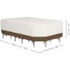 imageAmazon Basics Outdoor Patio Furniture Table and Chair Cover Waterproof AntiUV Durable Large BeigeTan 110quotx84quot130x84