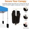 imageAmazon Basics Outdoor Pop Up 10 x 10 Canopy Tent for Events Portable with Easy Setup Includes Wheeled Carry Bag 8 Pegs 4 Ropes 4 Weighted Bags BlueBlue