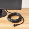 imageAmazon Basics PC Power Cord 12 feet AC Power Cord for Monitor Computer TV 3 Prong 18 AWG 125 Volts Black1Pack 1 Count