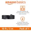 imageAmazon Basics PC Power Cord 12 feet AC Power Cord for Monitor Computer TV 3 Prong 18 AWG 125 Volts Black1Pack 1 Count