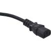 imageAmazon Basics PC Power Cord 12 feet AC Power Cord for Monitor Computer TV 3 Prong 18 AWG 125 Volts Black1Pack 24 Count