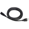 imageAmazon Basics PC Power Cord 12 feet AC Power Cord for Monitor Computer TV 3 Prong 18 AWG 125 Volts Black1Pack 24 Count