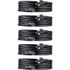 imageAmazon Basics PC Power Cord 12 feet AC Power Cord for Monitor Computer TV 3 Prong 18 AWG 125 Volts Black5Pack 5 Count